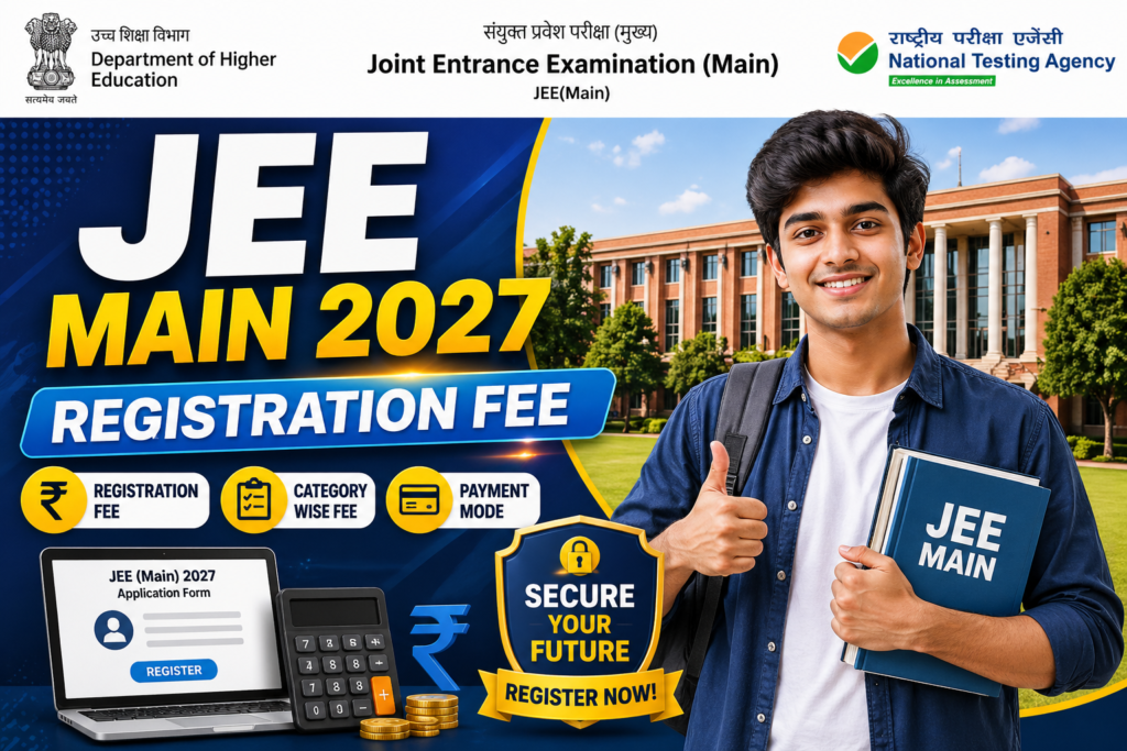 JEE Main 2027 Registration Fee