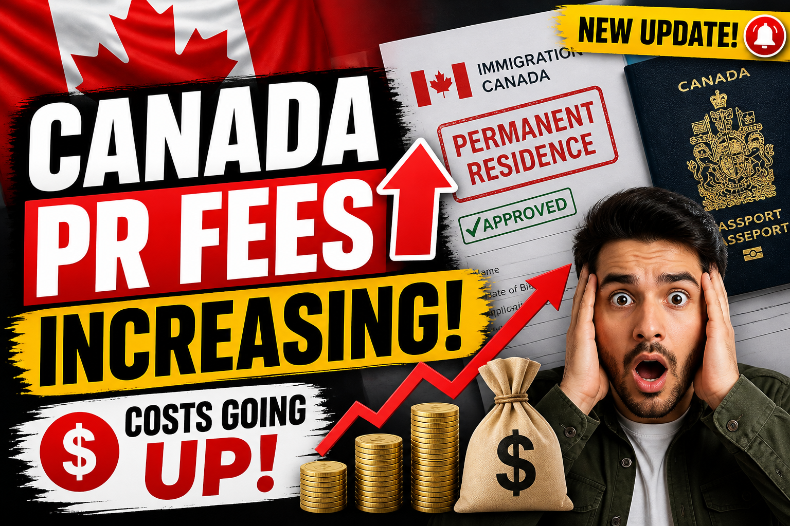 Canada Permanent Residence Fees Increasing